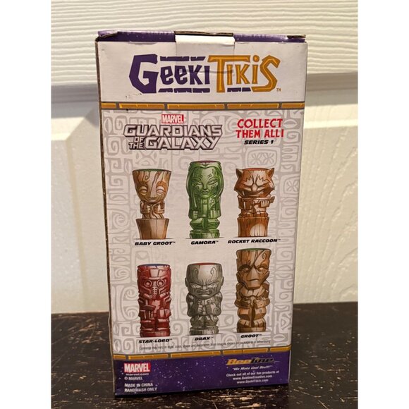Marvel Guardians Of The Galaxy Geeki Tikis Brown Rocket Raccoon Ceramic Tiki Mug - Picture 3 of 6